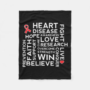 Unterstützung der Sensibilisierung für Krankheiten Fleecedecke