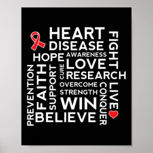 Unterstützung der Sensibilisierung für Krankheiten Poster