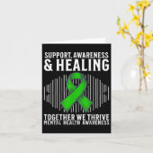 Unterstützung der Sensibilisierung für psychische Karte (Gelbe Blume)