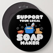 Unterstützung der Soap Maker Soapmaker Button (Vorne & Hinten)