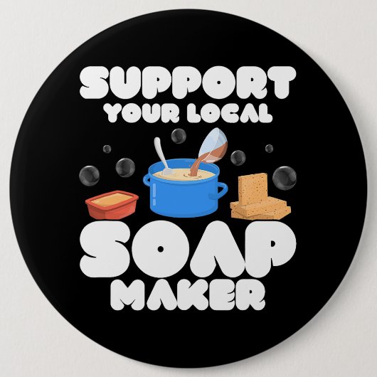 Unterstützung der Soap Maker Soapmaker Button (Vorderseite)
