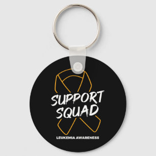 Unterstützung der Squad Leukämie Bewusstsein Ribbo Schlüsselanhänger