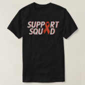 Unterstützung der Squad pfirsichfarbenen Band Uter T-Shirt (Design vorne)