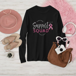 Unterstützung der Squad-Rosa Brustkrebs Schleife T-Shirt