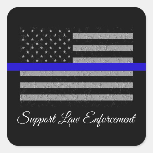 Unterstützung der Strafverfolgungsbehörde STICKER (Vorderseite)