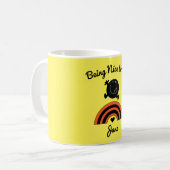 Unterstützung der Tasse des psychischen Gesundheit (Vorderseite Links)