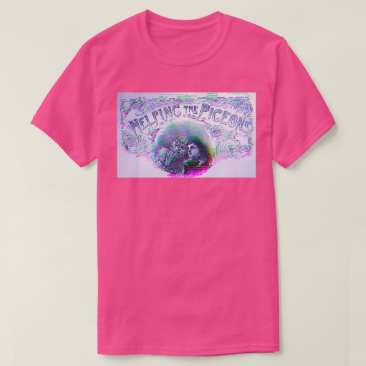 Unterstützung der Tauben T-Shirt (Design vorne)