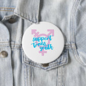 Unterstützung der Trans-Jugend - Trans-Symbol - - Button (Beispiel)