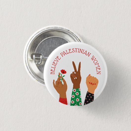 Unterstützung der "Überzeugung palästinensischer F Button (Vorne & Hinten)