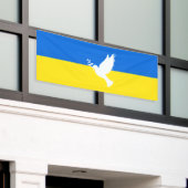 Unterstützung der Ukraine Banner-Taube - Freiheit Banner (Äußeres Gebäude)