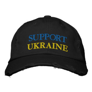 Unterstützung der Ukraine bestickte Cap Hat Freihe Baseballkappe