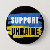 UNTERSTÜTZUNG DER UKRAINE BUTTON (Vorderseite)
