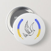 Unterstützung der Ukraine Button (Vorne & Hinten)