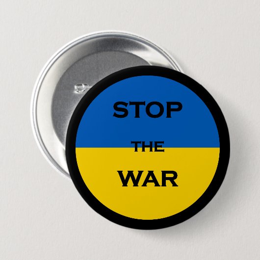 Unterstützung der Ukraine !!!!!!!! Button (Vorne & Hinten)