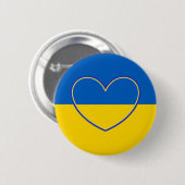Unterstützung der Ukraine Button (Vorne & Hinten)