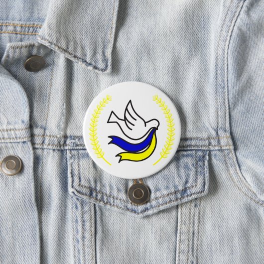 Unterstützung der Ukraine Button (Beispiel)