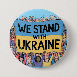 Unterstützung der Ukraine Crowd Design, Einheit un Button