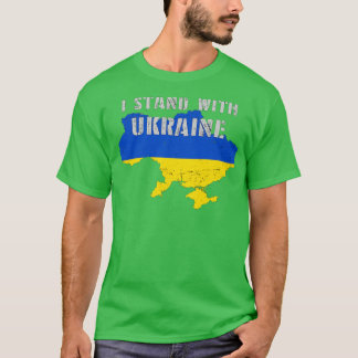 Unterstützung der Ukraine, die ich mit der Ukraine T-Shirt