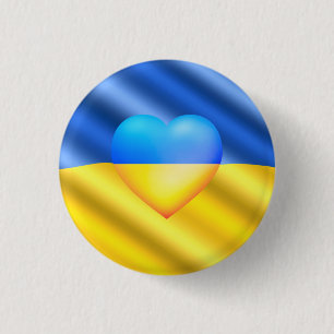 Unterstützung der Ukraine - Freiheit - Frieden - U Button