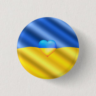 Unterstützung der Ukraine - Freiheit - Frieden - U Button