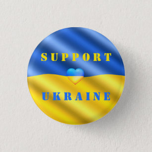 Unterstützung der Ukraine - Freiheit - Frieden - U Button