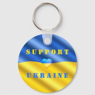 Unterstützung der Ukraine - Freiheit - Frieden - U Schlüsselanhänger