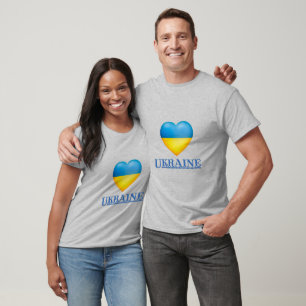 Unterstützung der Ukraine - Frieden und Liebe für  T-Shirt