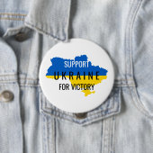 Unterstützung der Ukraine für den Siegesüberlageru Button (Beispiel)