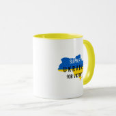 Unterstützung der Ukraine für die Siegermächtigung Tasse (VorderseiteRechts)