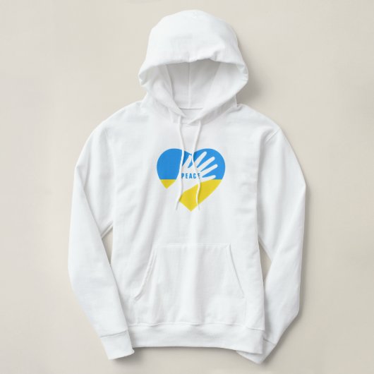 Unterstützung der Ukraine Hoodie Peace Ukrainian F (Design vorne)
