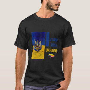 Unterstützung der Ukraine ich stehe mit der Ukrai T-Shirt