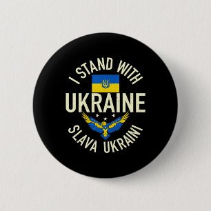 Unterstützung der Ukraine ich stehe mit der Ukrain Button