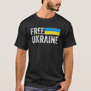 Unterstützung der Ukraine Ich stehe mit der Ukrain T-Shirt