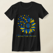 Unterstützung der Ukraine Ich stehe mit der Ukrain T-Shirt (Ablage )