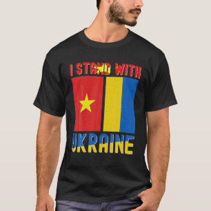 Unterstützung der Ukraine ich stehe mit der Ukrain T-Shirt