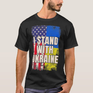 Unterstützung der Ukraine ich stehe mit der Ukrain T-Shirt