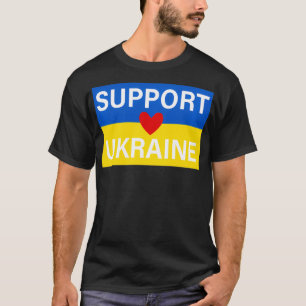 UNTERSTÜTZUNG DER UKRAINE IM HERZEN T-Shirt