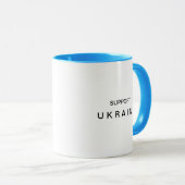 Unterstützung der Ukraine-Kaffee-Tasse Tasse (VorderseiteRechts)