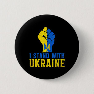 Unterstützung der Ukraine Liebe für Frauen Button