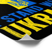 Unterstützung der Ukraine Liebe für Frauen Poster (Ecke)