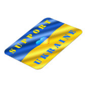 Unterstützung der Ukraine Magnet ukrainische Flagg (Linke Seite)