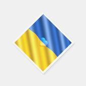 Unterstützung der Ukraine Napkins Serviette (Ecke)