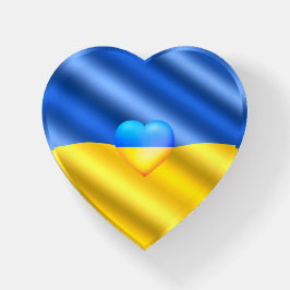 Unterstützung der Ukraine Paperweight Briefbeschwerer