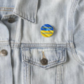 Unterstützung der Ukraine - Starke - Flagge - Frei Button (Beispiel)