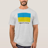 Unterstützung der Ukraine! T-Shirt (Vorderseite)