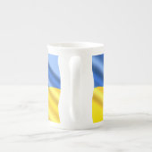 Unterstützung der Ukraine Tasse ukrainische Flagge (Rückseite)