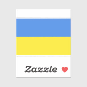 Unterstützung der ukrainischen Aufkleber ukrainisc