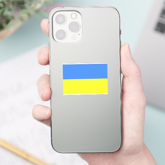 Unterstützung der ukrainischen Aufkleber ukrainisc (Telefon)