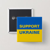 Unterstützung der ukrainischen Flagge Button (Vorne & Hinten)