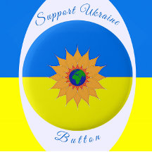 Unterstützung der ukrainischen Flagge und Sonnenbl